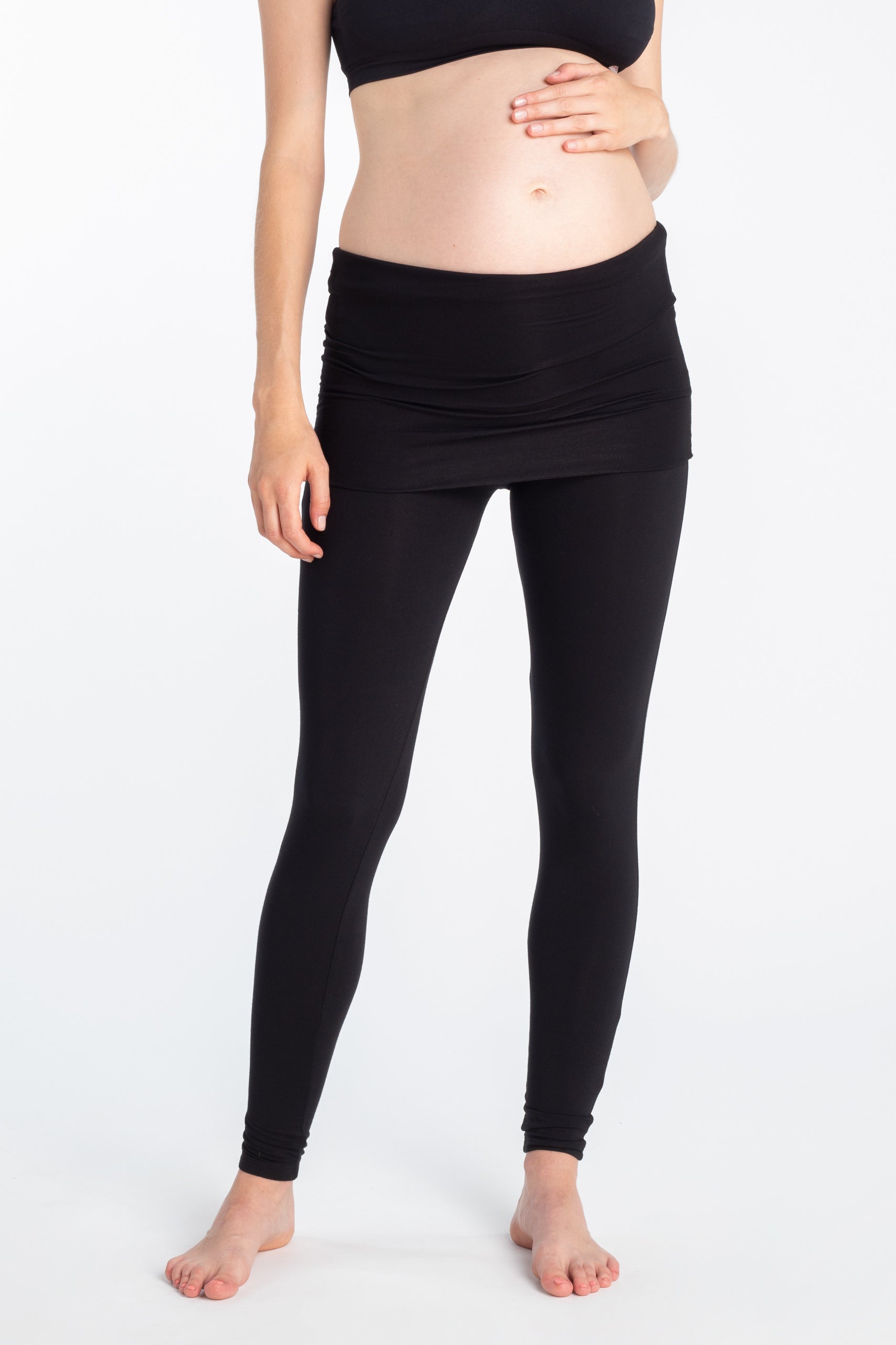 Belly Support Maternity Leggings made of Modal