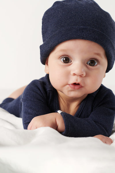 Babymütze navy