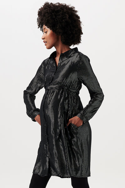 Maternity and breastfeeding evening dress