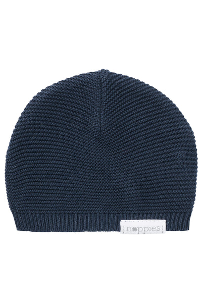 Organic Baby-Strickmütze navy