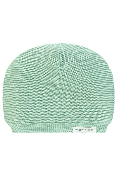 Organic Baby-Strickmütze mint