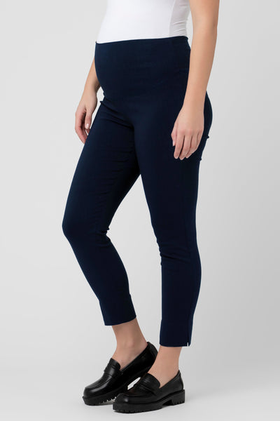 Capri maternity trousers navy