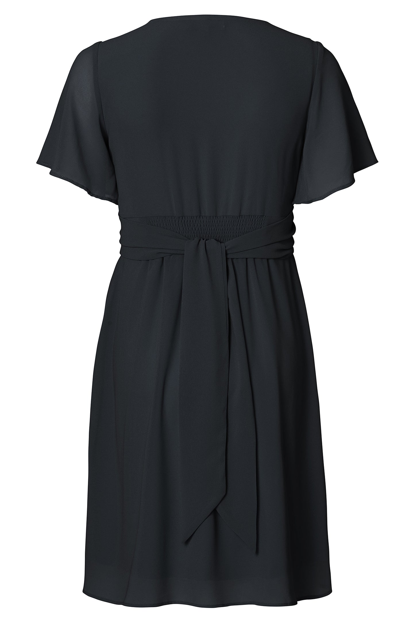 Eco Chiffon Umstands- und Stillkleid navy