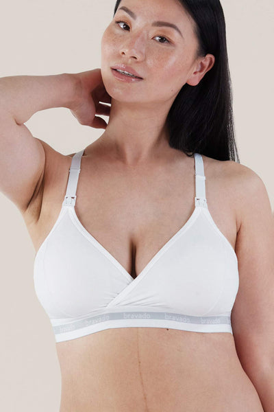 Eco Original Maternity and Nursing Bra, White
