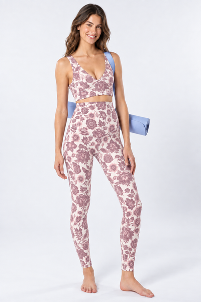 Yoga Umstandsleggings Floral Print
