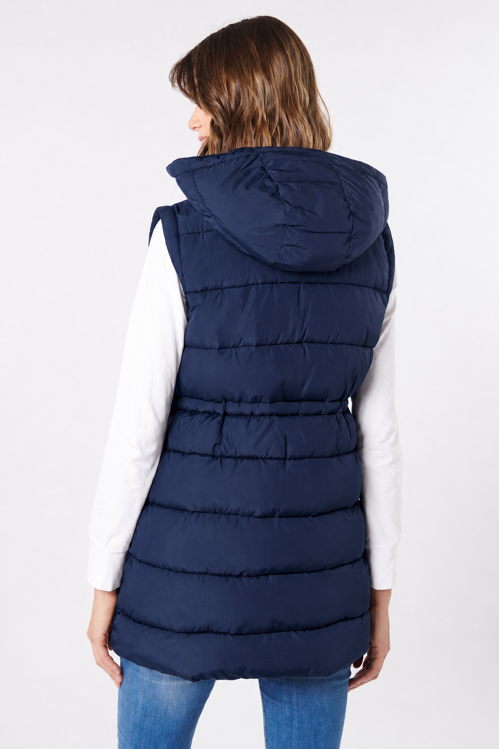 3 in 1 Eco Umstandsmantel, Tragejacke und Weste Navy MAM26AW99 8