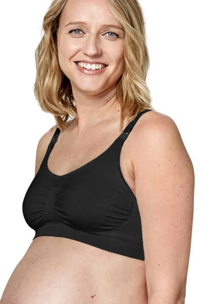 Medela Keep Cool Breathable Maternity and Nursing Bra, Black