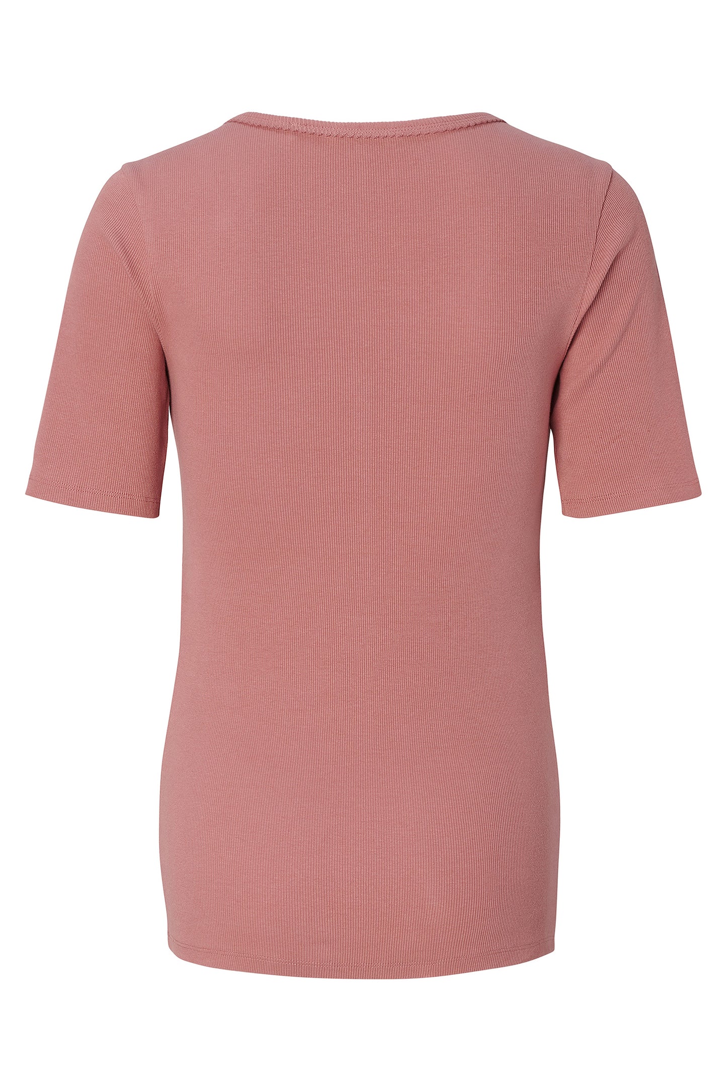 Organic Ripp Umstands- und Stillshirt terracotta