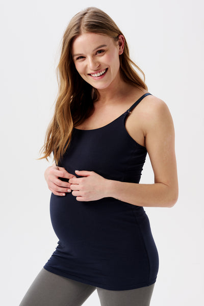 Organic Umstands- und Stilltop navy