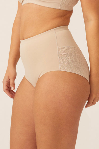 Naturana Post Partum Shaper mit Spitze light almond