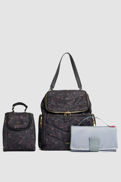 Storksak 2 in 1 Wickelrucksack und Schultertasche mit Leoprint