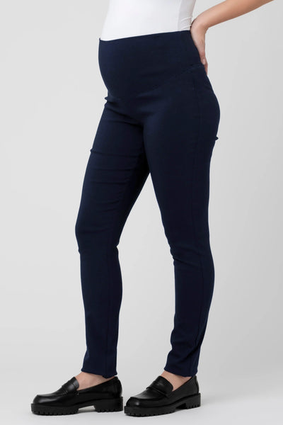 Pull-On Stretch-Umstandshose navy