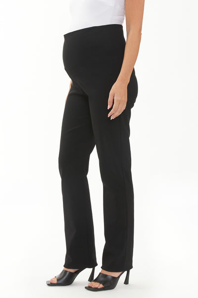 Classic Straight Leg Umstandshose schwarz