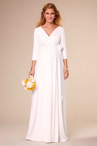 long maternity wedding dress