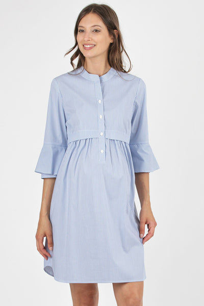 Umstands- und Still-Hemdblusenkleid