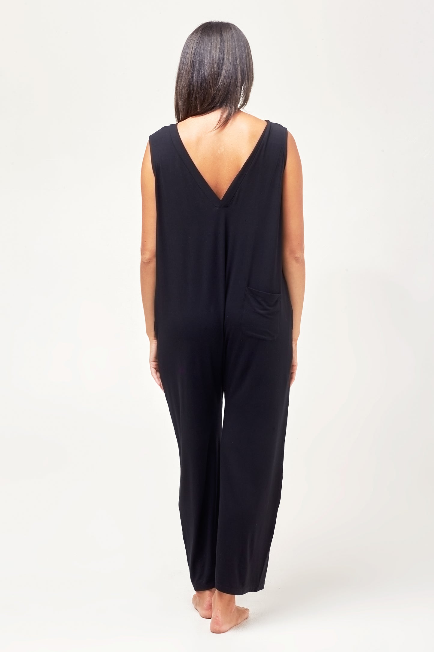 Umstands-und Still-Jumpsuit aus Bambus-Viskose