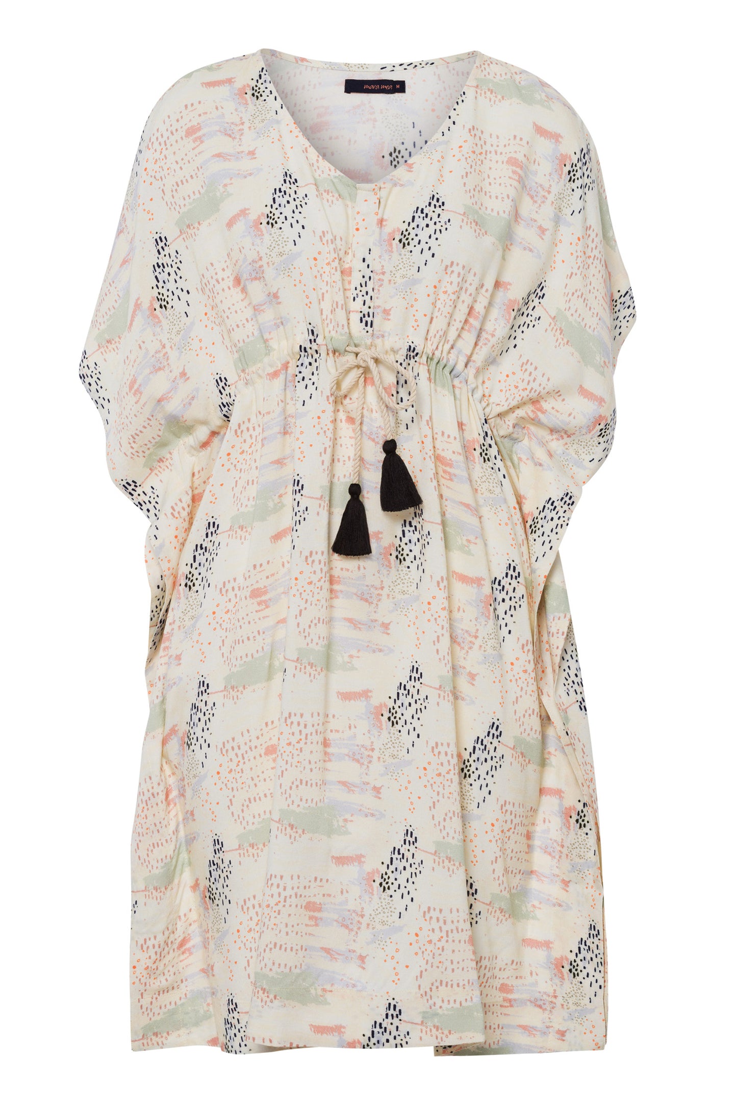 Umstands- und Still-Tunikakleid mit Quastengürtel Iced Art