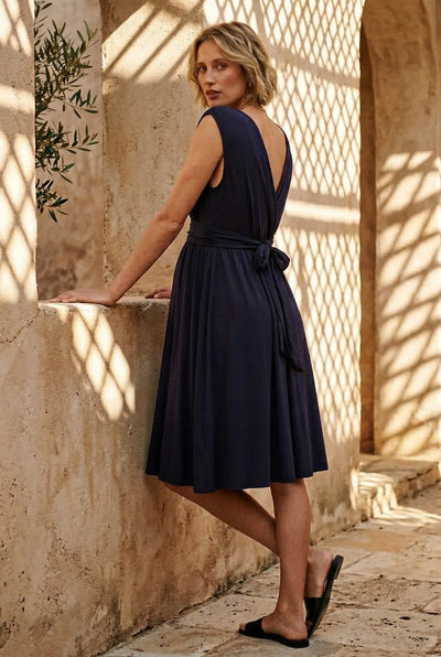 Umstands- und Stillkleid navy