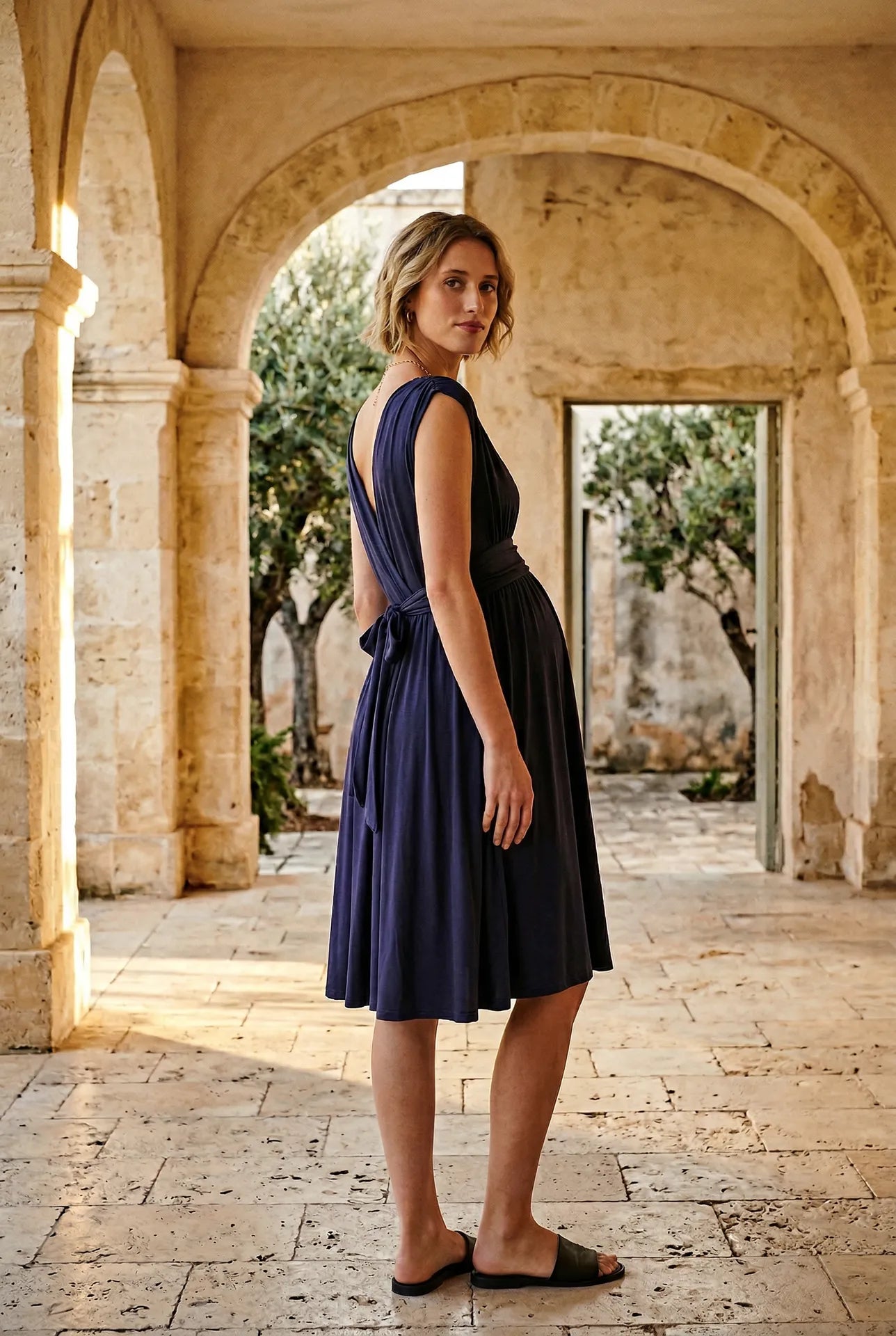 Umstands-und-Stillkleid-navy