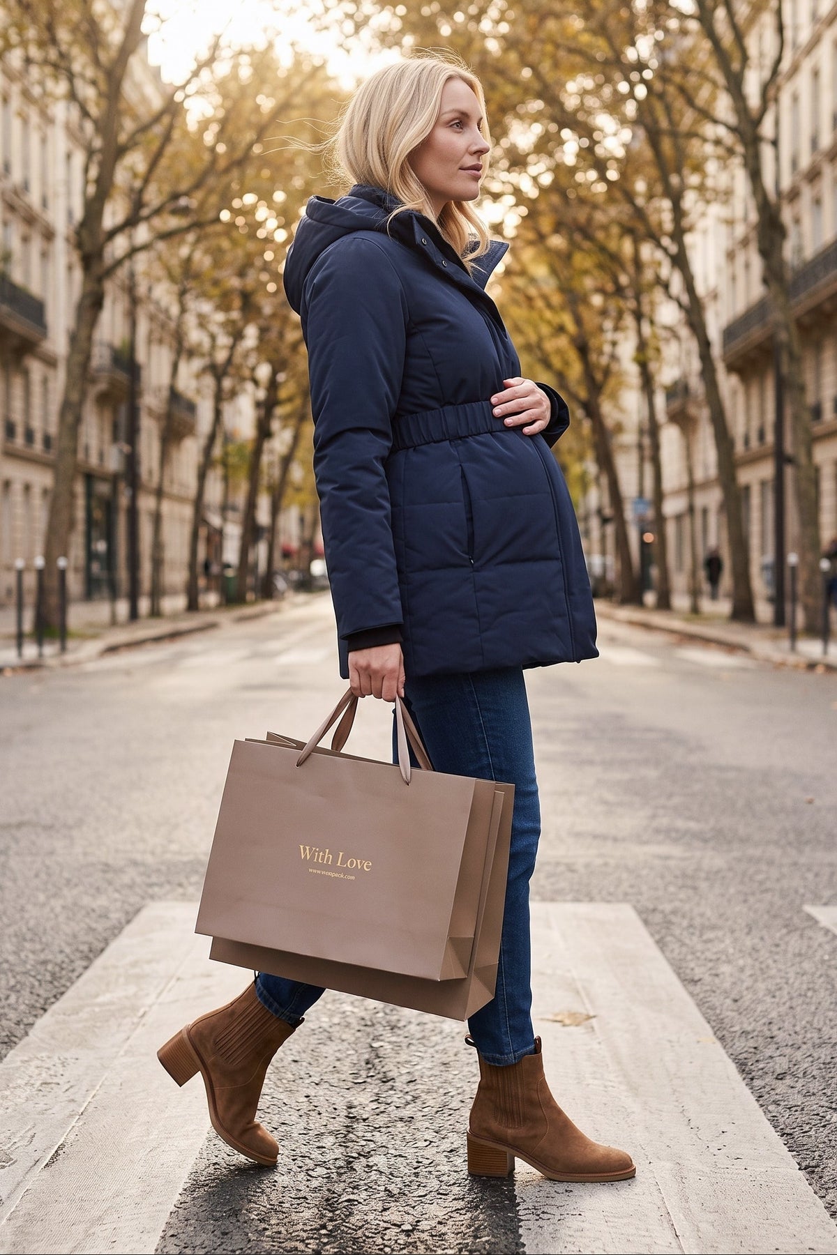 Umstands-und-tragejacke-mit-gurtel-navy