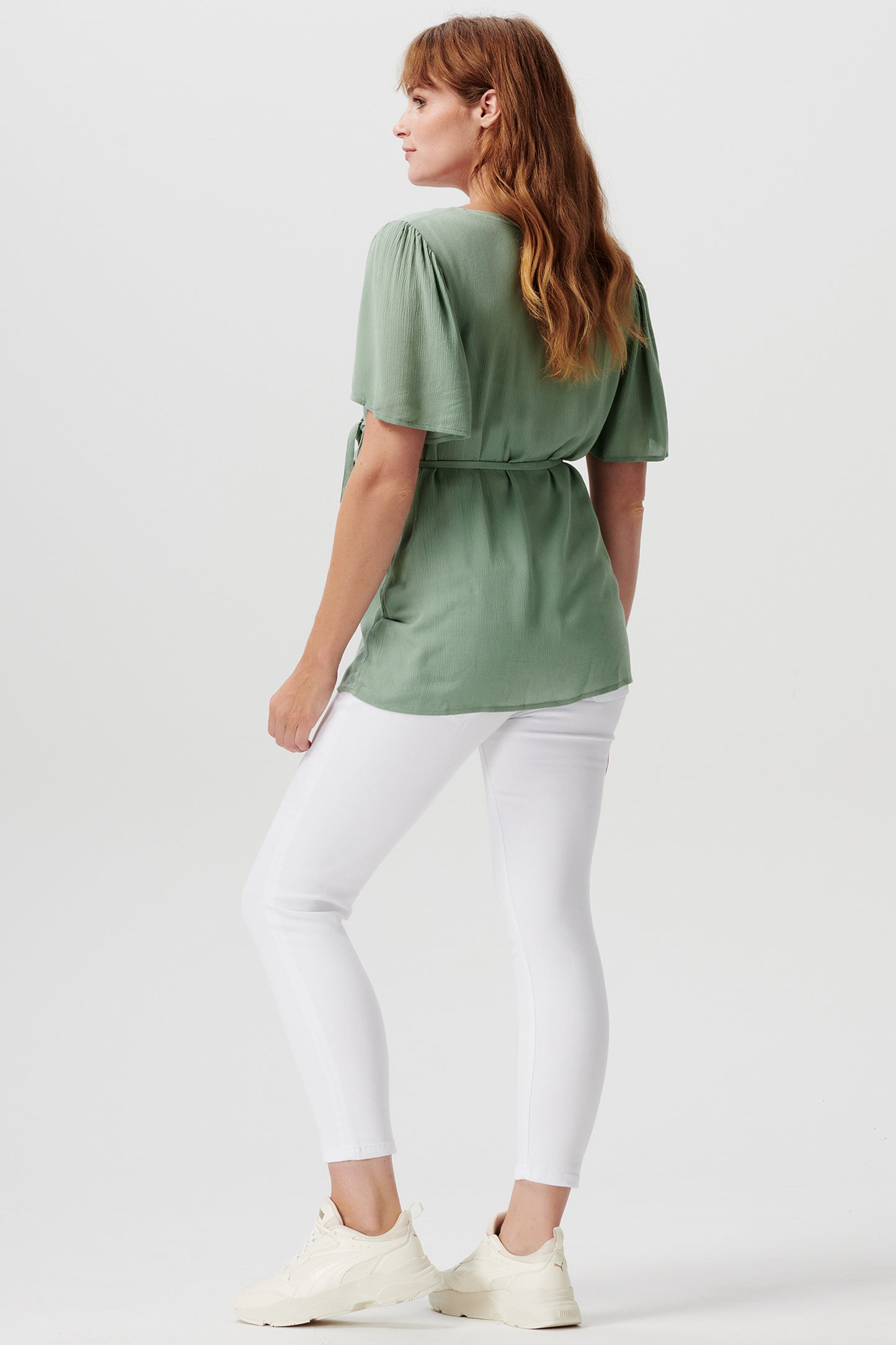 Umstandsbluse salbei