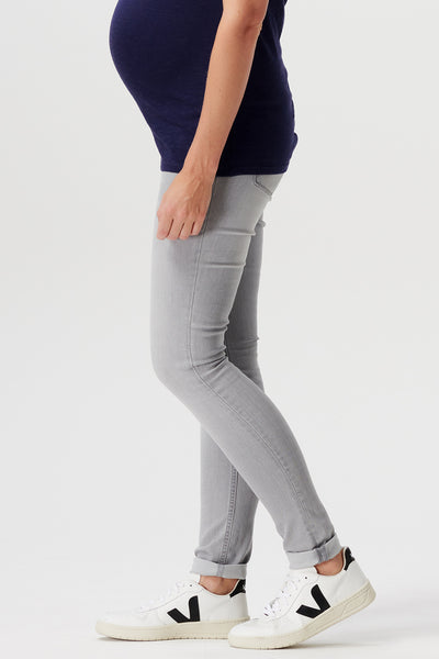 light grey maternity jeans