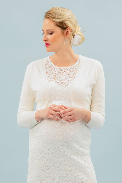 Braut Bolero mit Seide und Kaschmir