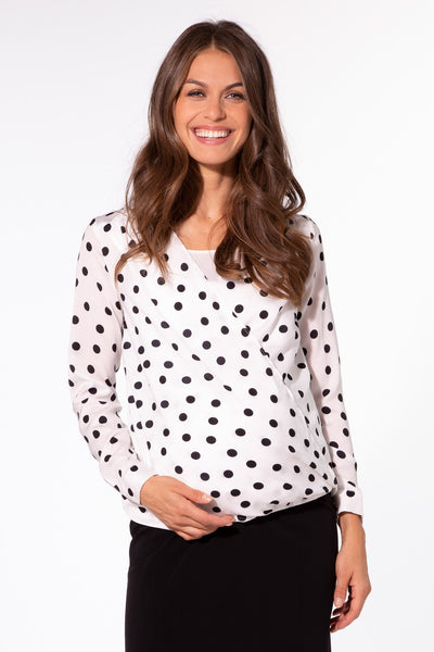 Cross-Over Umstands- und Stillbluse