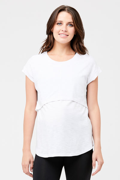 Umstands- und Stillshirt Relax Fit weiß