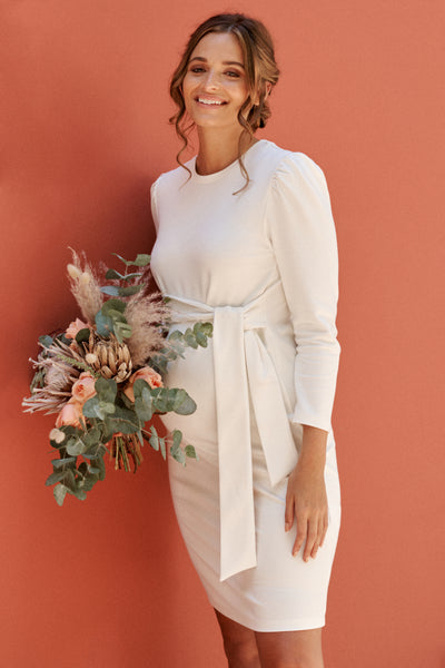 Etui Umstandsbrautkleid