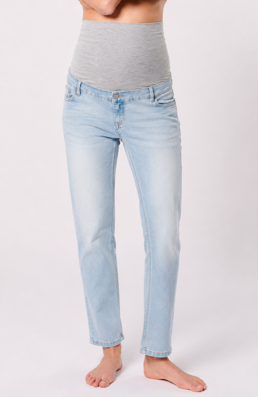 Mom Fit Organic Umstandsjeans Light Wash MAM26AW42 5