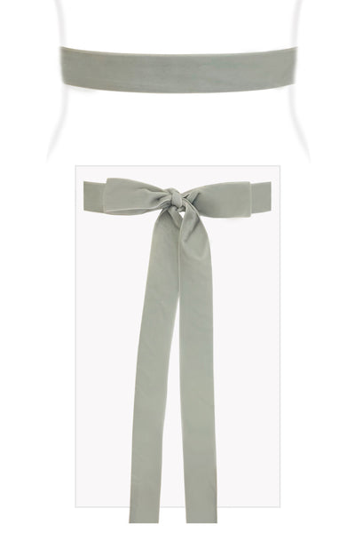 Velvet sash mint
