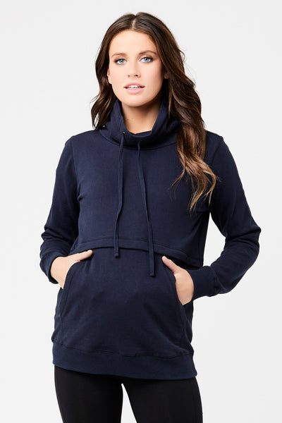 Umstands- und Still Hoodie mit Reißverschlüssen