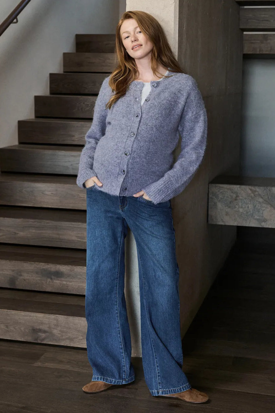 Umstands- und Still-Strickjacke mit Rundhals RIP26AW04 3