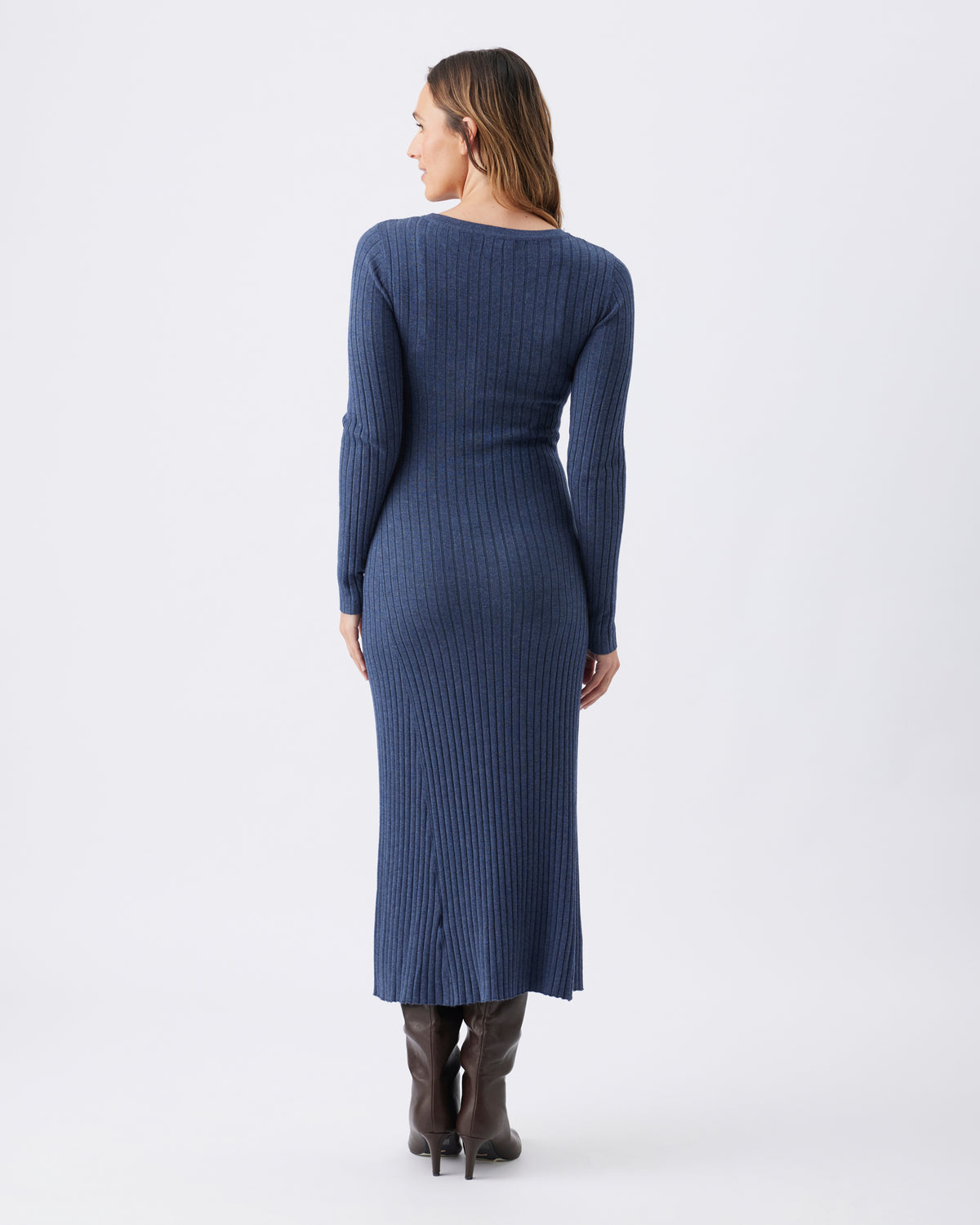 Umstands- und Stillkleid aus Strick in Midilänge RIP26AW11 3