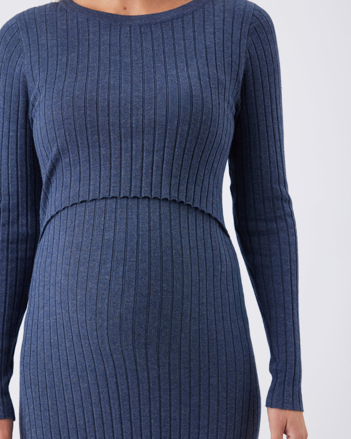 Umstands- und Stillkleid aus Strick in Midilänge RIP26AW11 4