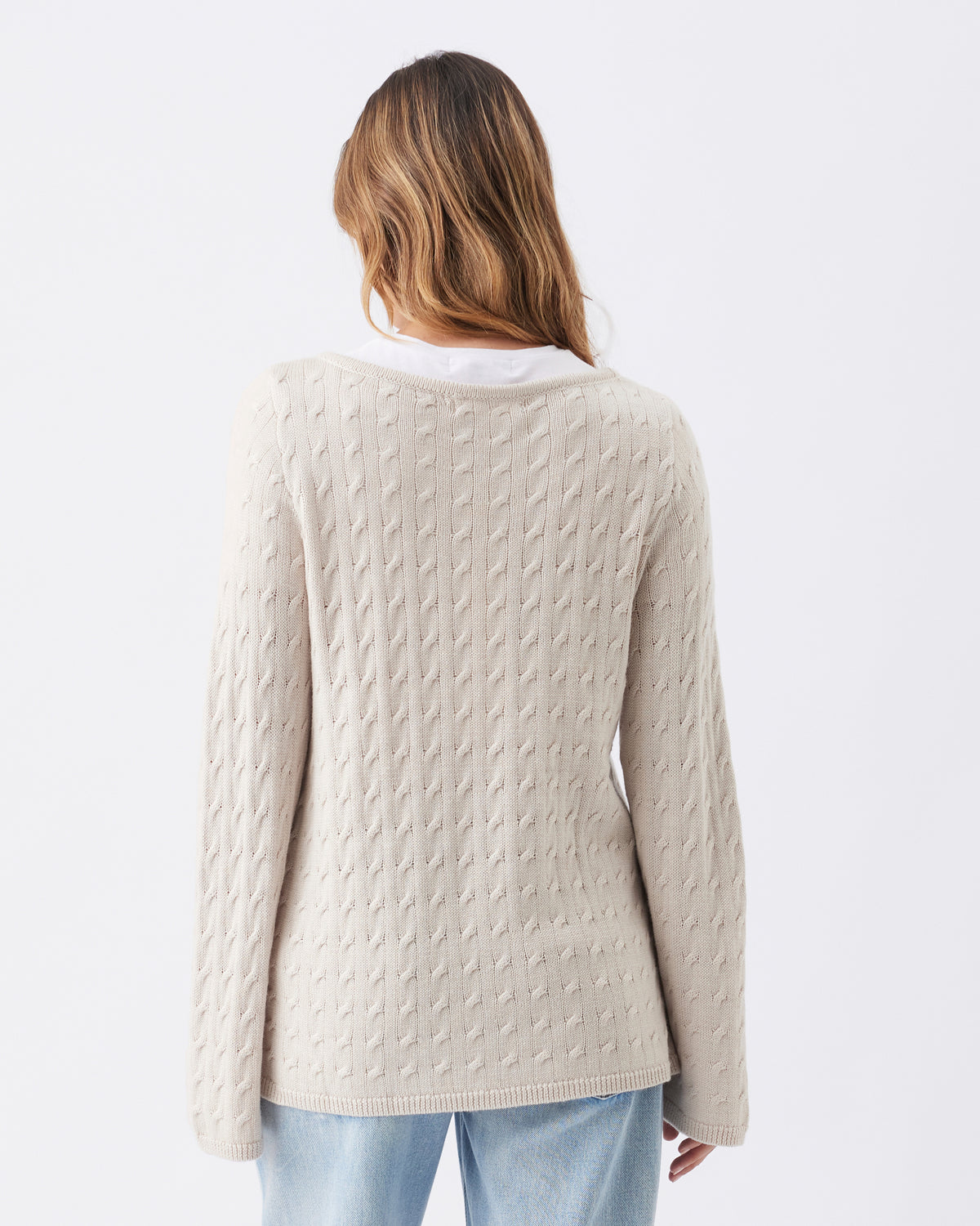Umstands- und Stillpullover aus Zopfstrick RIP26AW07 3