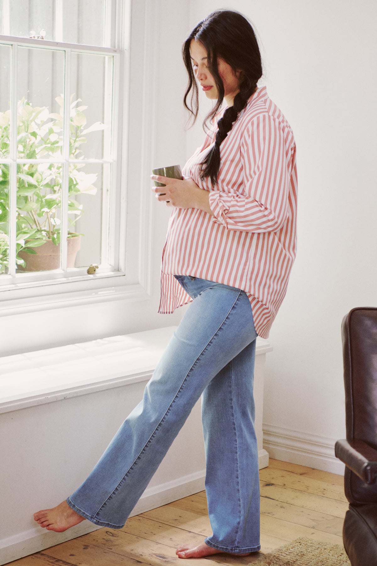 Umstandsjeans Wide Leg Light Blue RIP22AW09 8